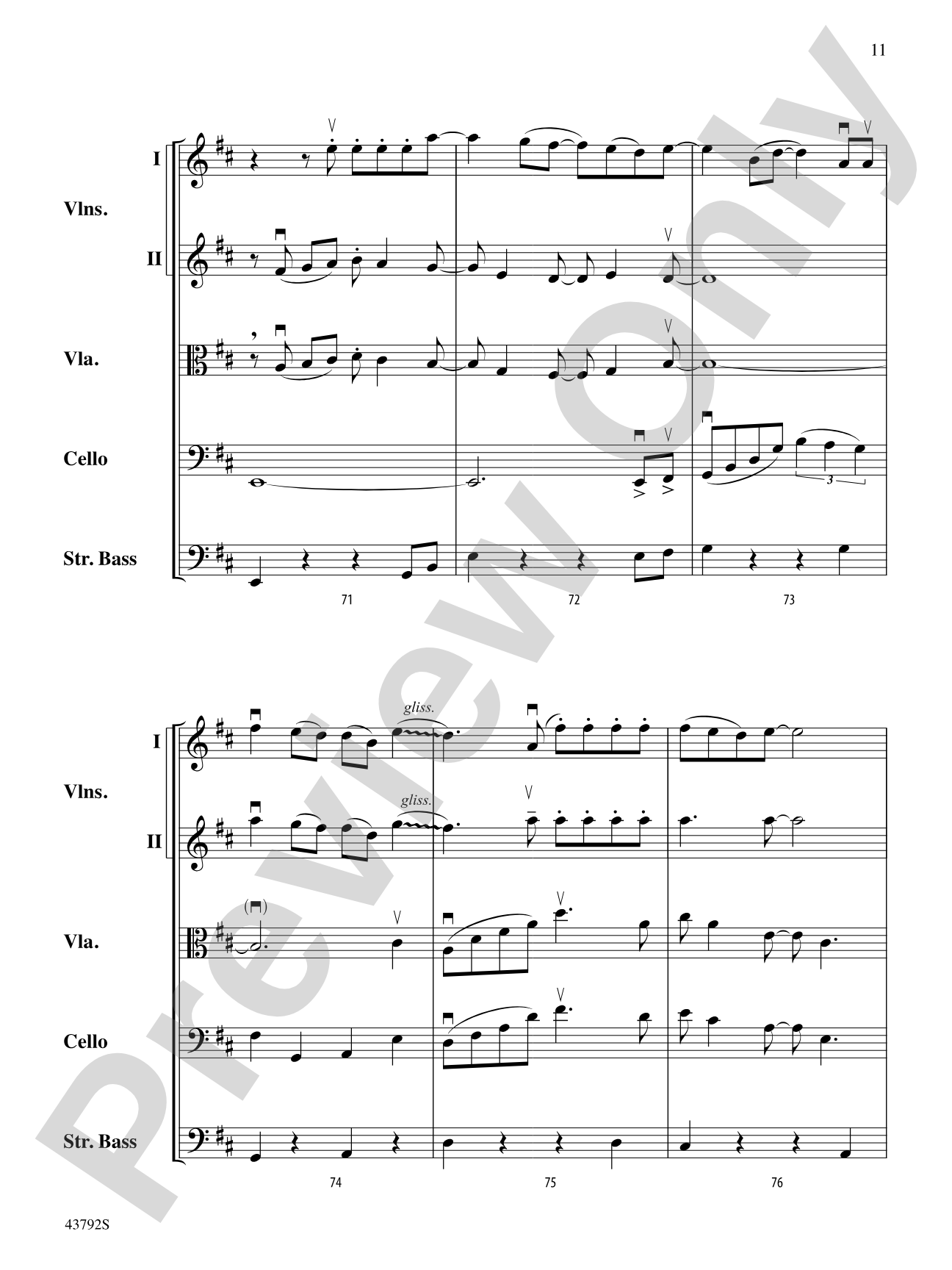 I Don't Want to Miss a Thing: String Orchestra Conductor Score & Parts