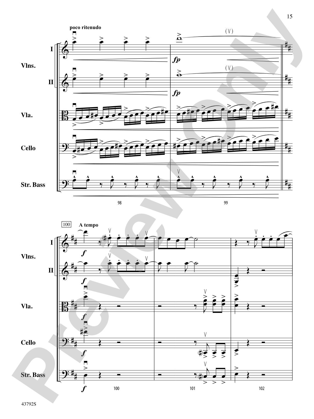 I Don't Want to Miss a Thing: String Orchestra Conductor Score & Parts