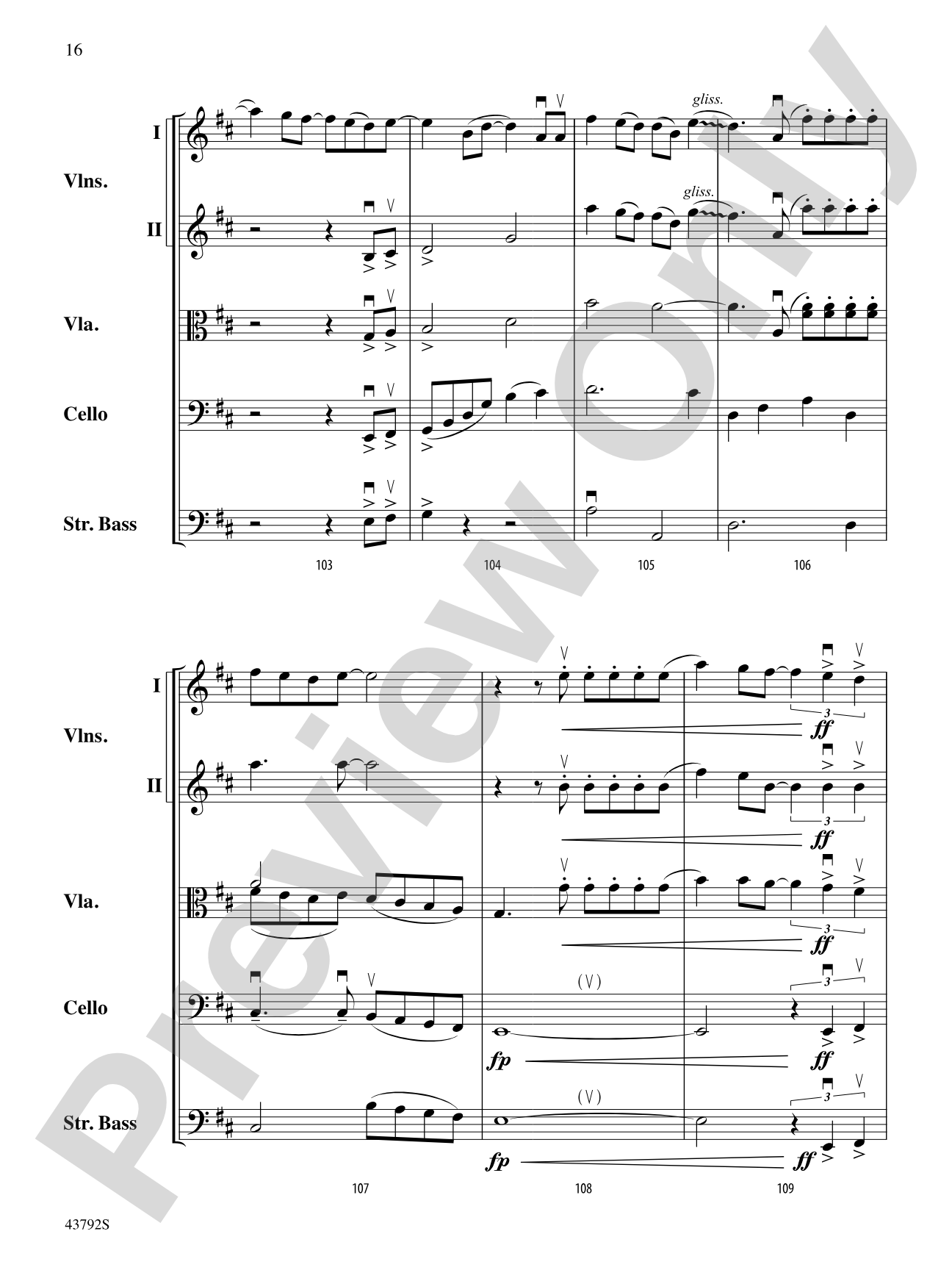I Don't Want to Miss a Thing: String Orchestra Conductor Score & Parts