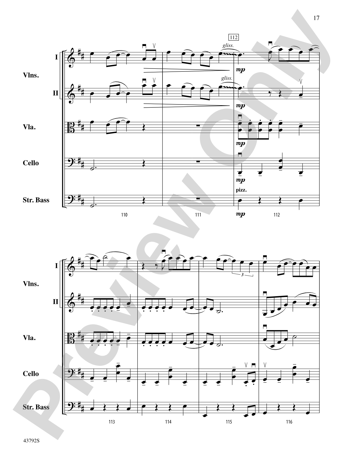 I Don't Want to Miss a Thing: String Orchestra Conductor Score & Parts