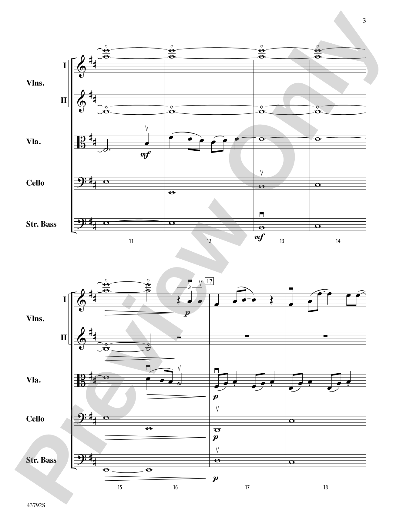 I Don't Want to Miss a Thing: String Orchestra Conductor Score & Parts