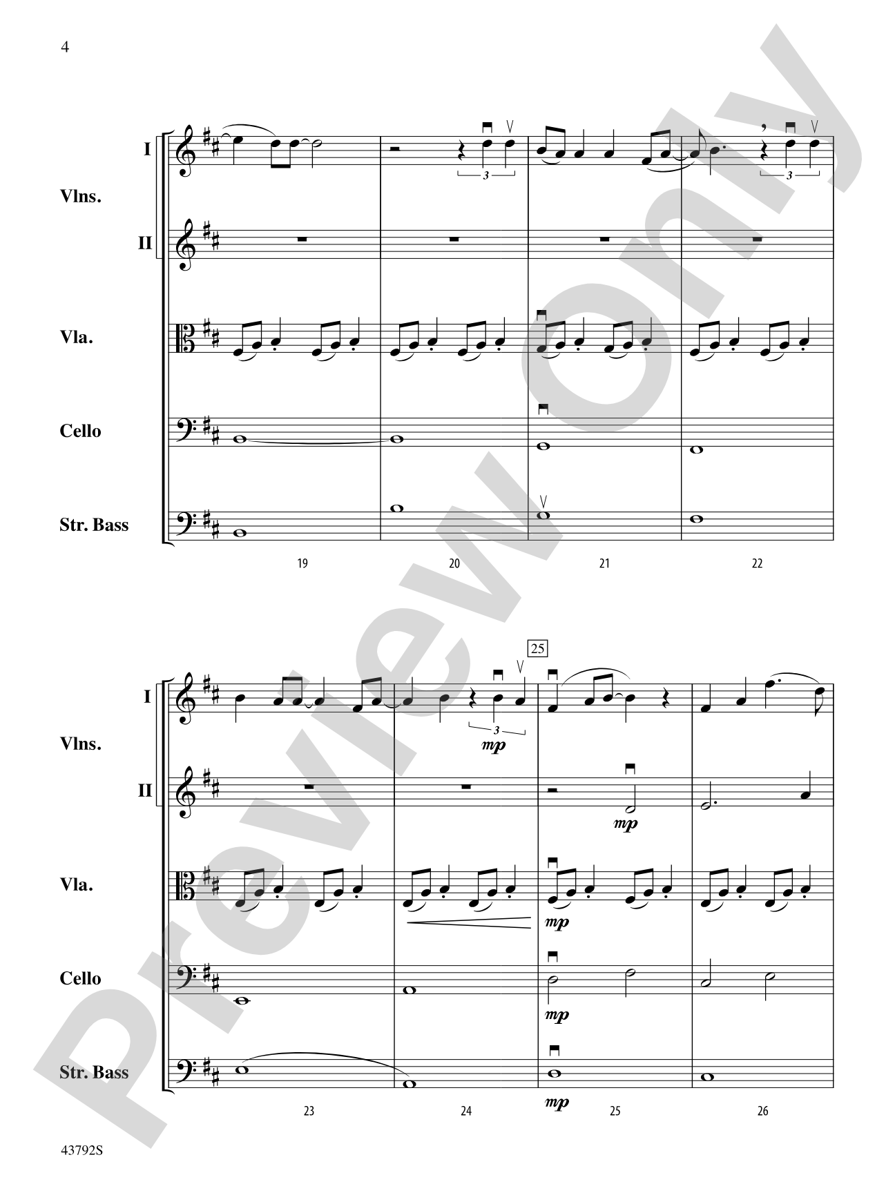 I Don't Want to Miss a Thing: String Orchestra Conductor Score & Parts
