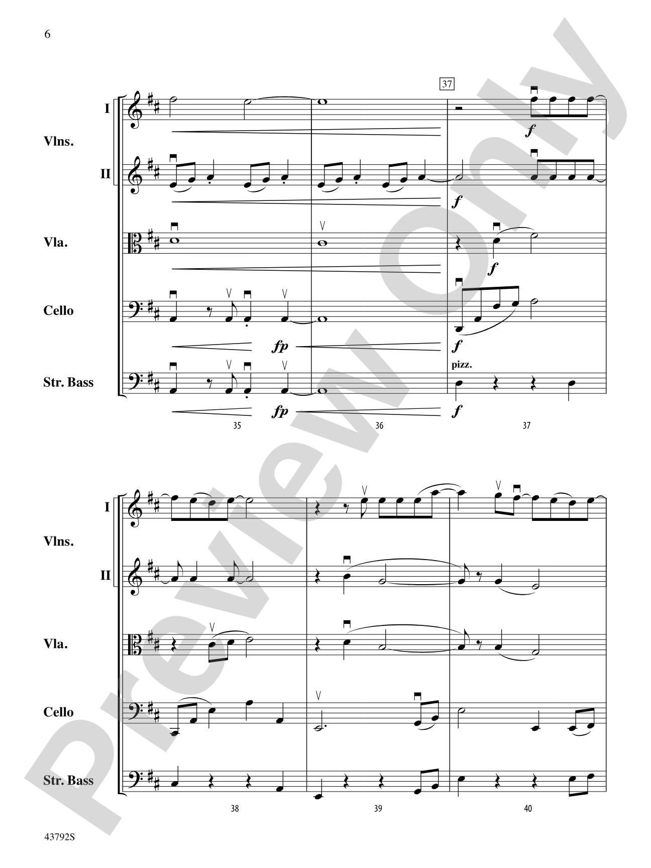 I Don't Want to Miss a Thing: String Orchestra Conductor Score & Parts