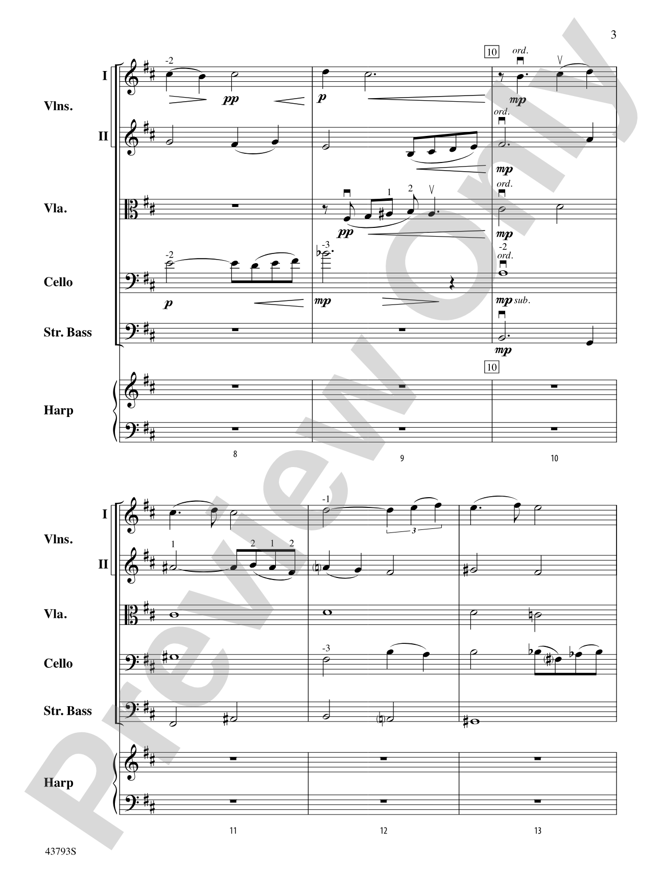 My Funny Valentine: String Orchestra Conductor Score & Parts