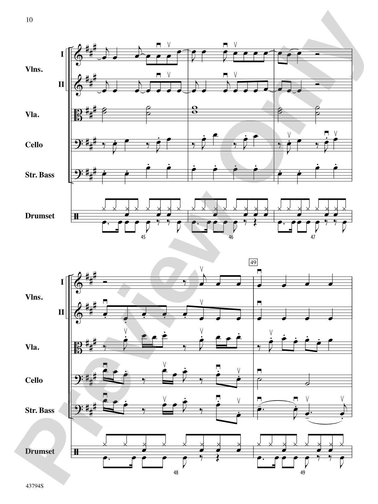 Bitter Sweet Symphony: Score