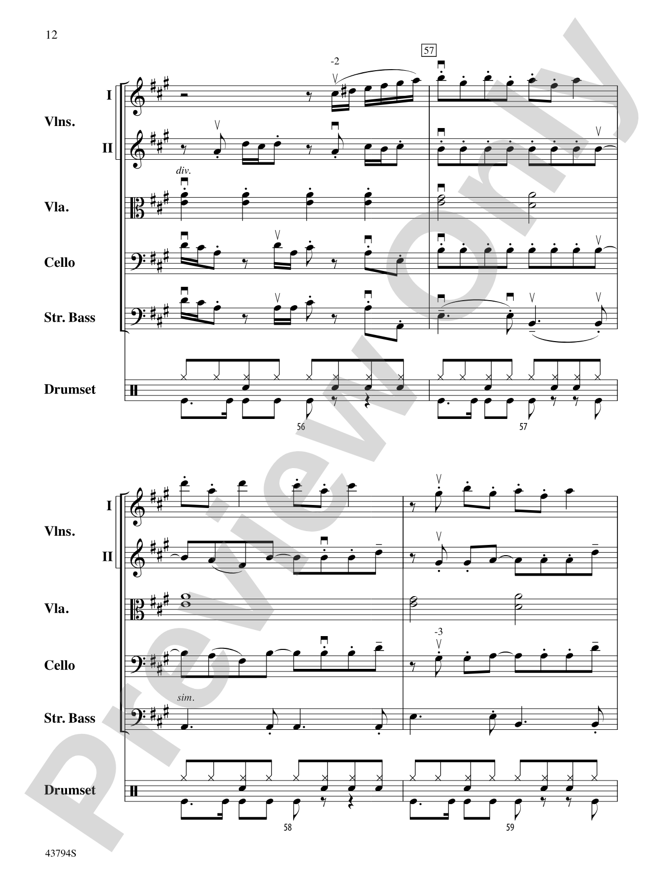 Bitter Sweet Symphony: Score