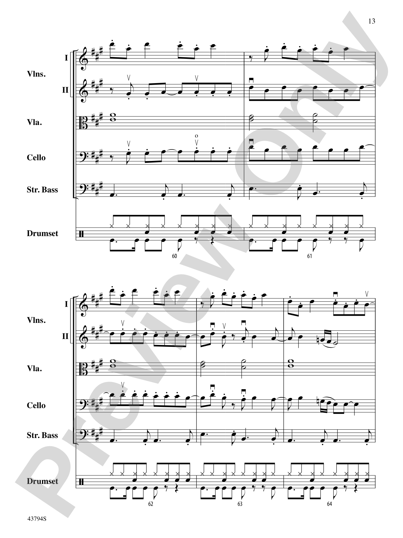 Bitter Sweet Symphony: Score