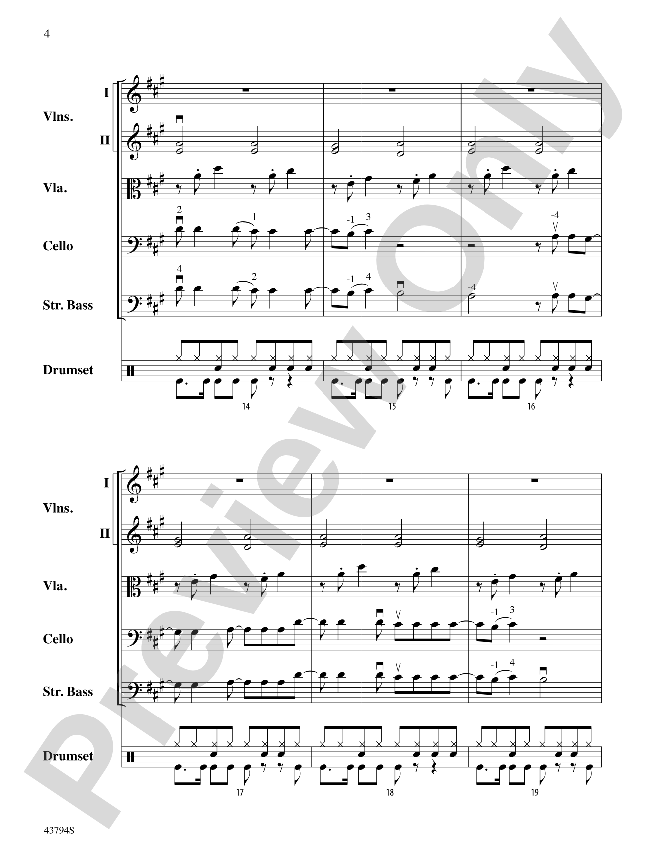 Bitter Sweet Symphony: Score