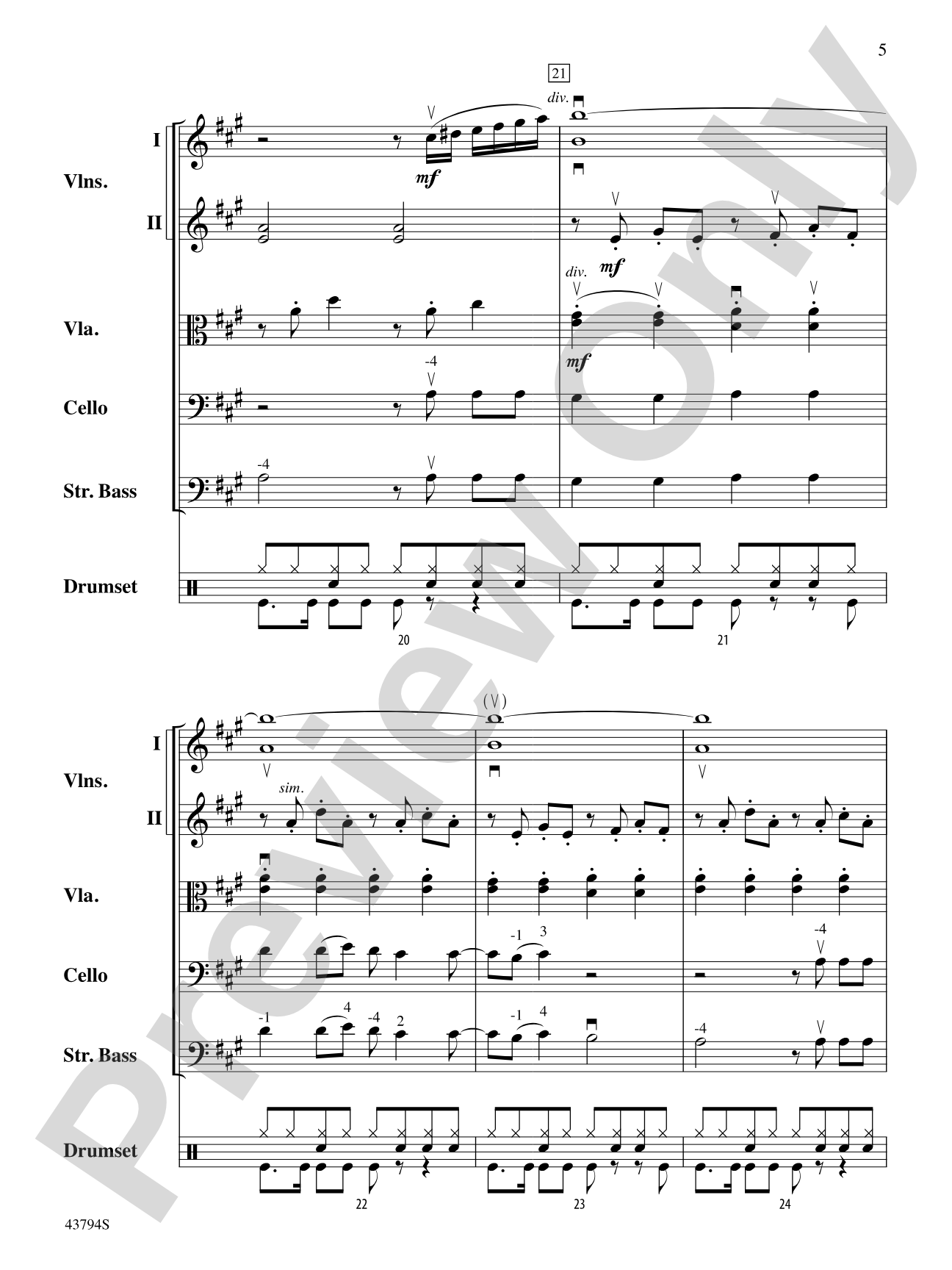 Bitter Sweet Symphony: Score