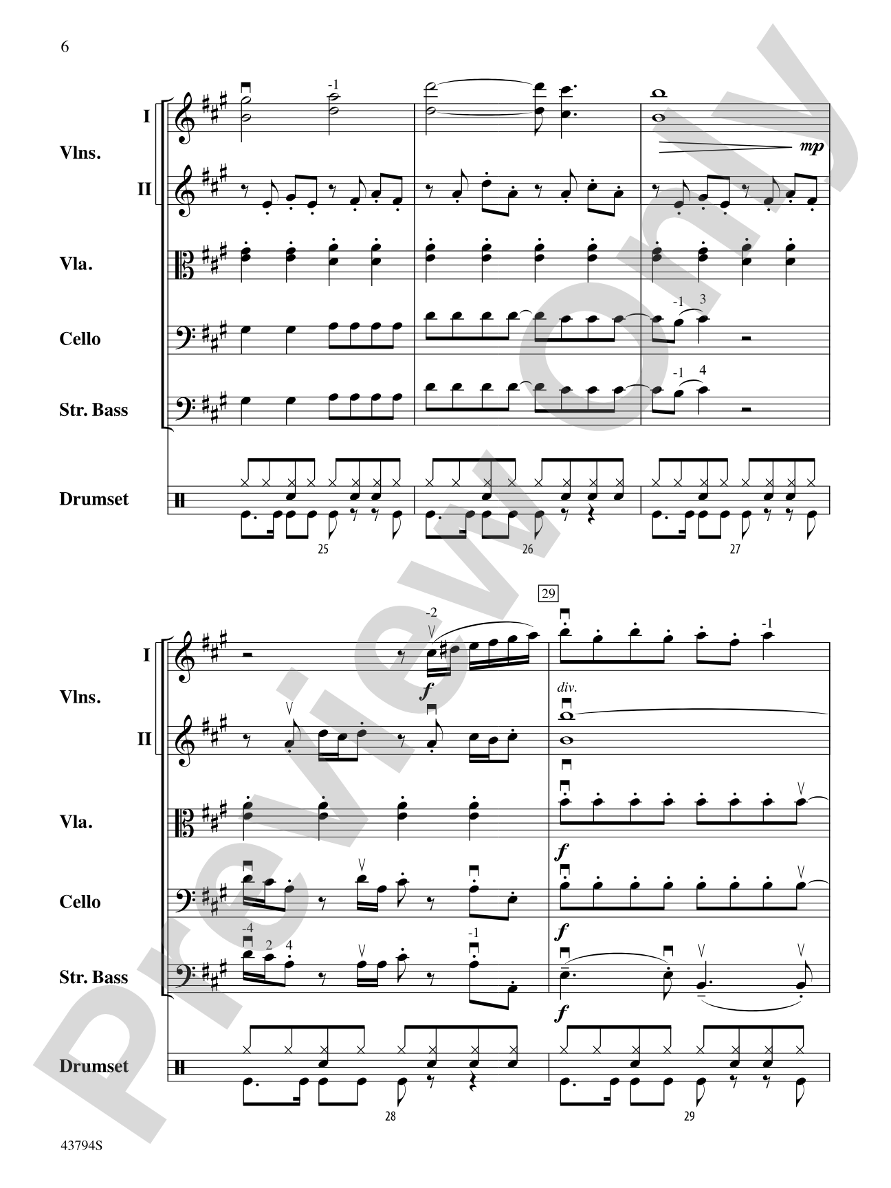 Bitter Sweet Symphony: Score