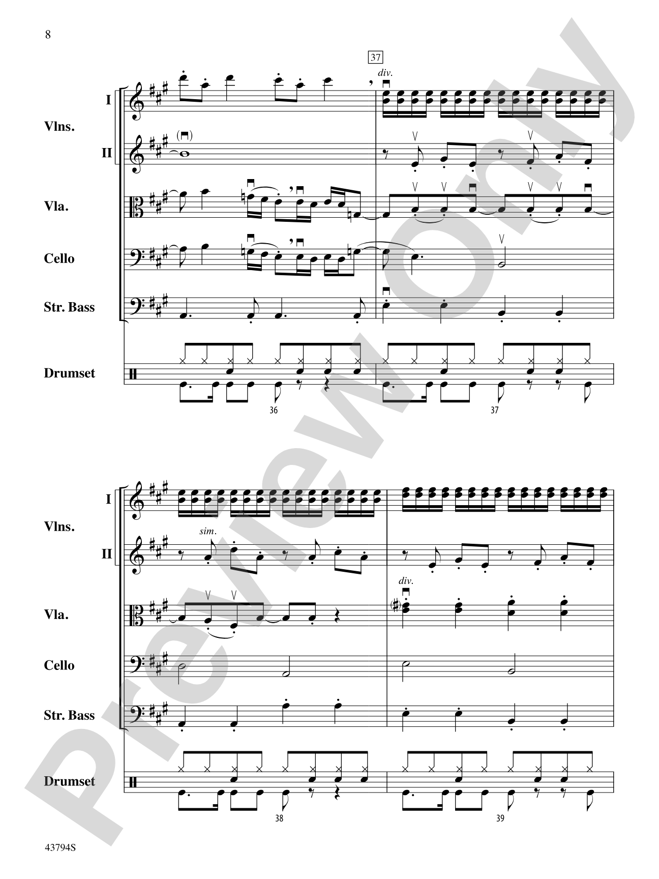 Bitter Sweet Symphony: Score