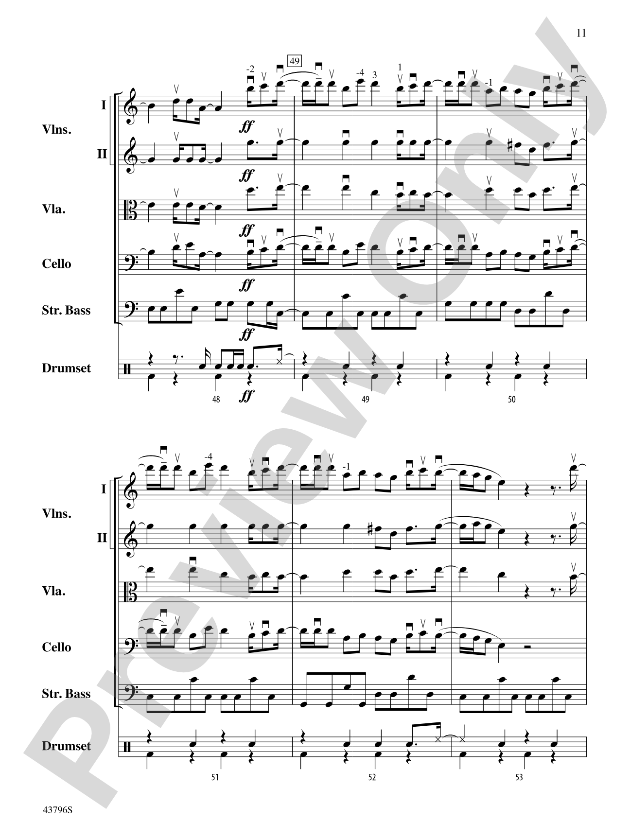 Ain't It Fun: String Orchestra Conductor Score & Parts