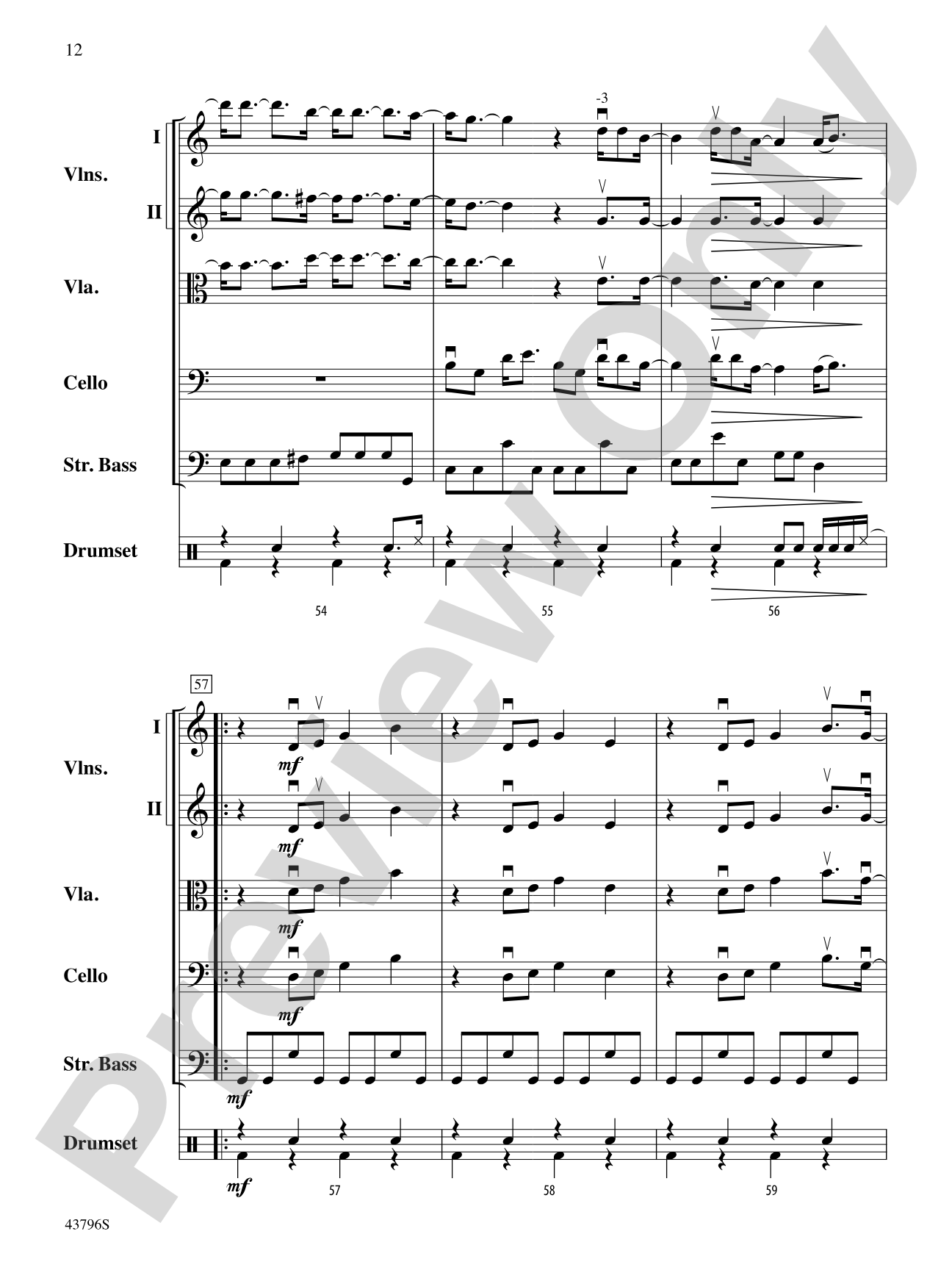 Ain't It Fun: String Orchestra Conductor Score & Parts