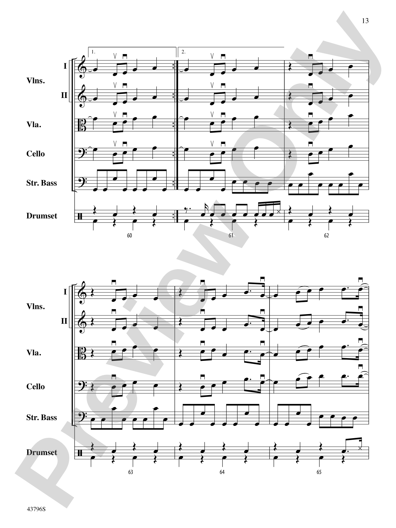 Ain't It Fun: String Orchestra Conductor Score & Parts