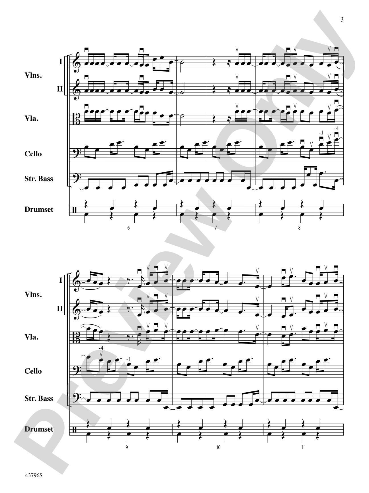 Ain't It Fun: String Orchestra Conductor Score & Parts