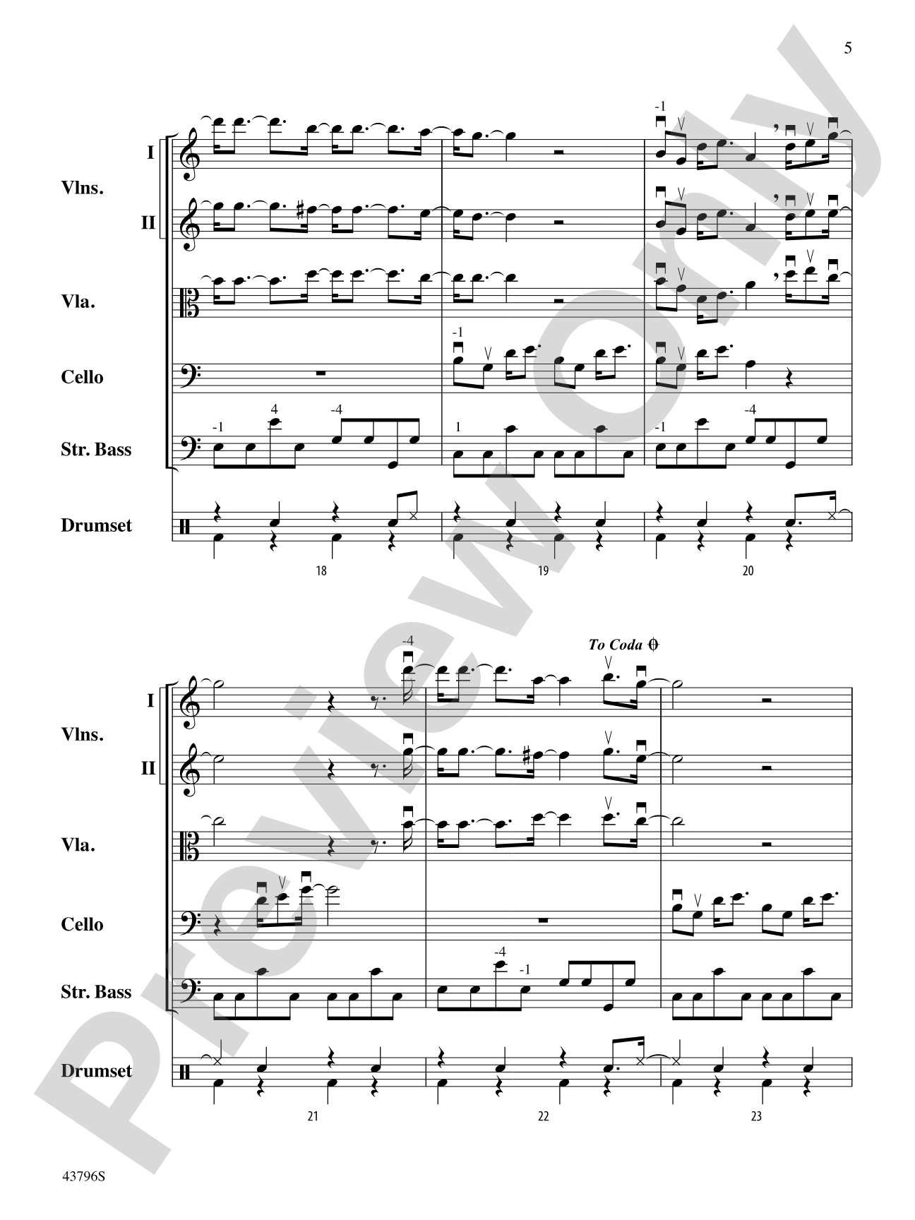 Ain't It Fun: String Orchestra Conductor Score & Parts