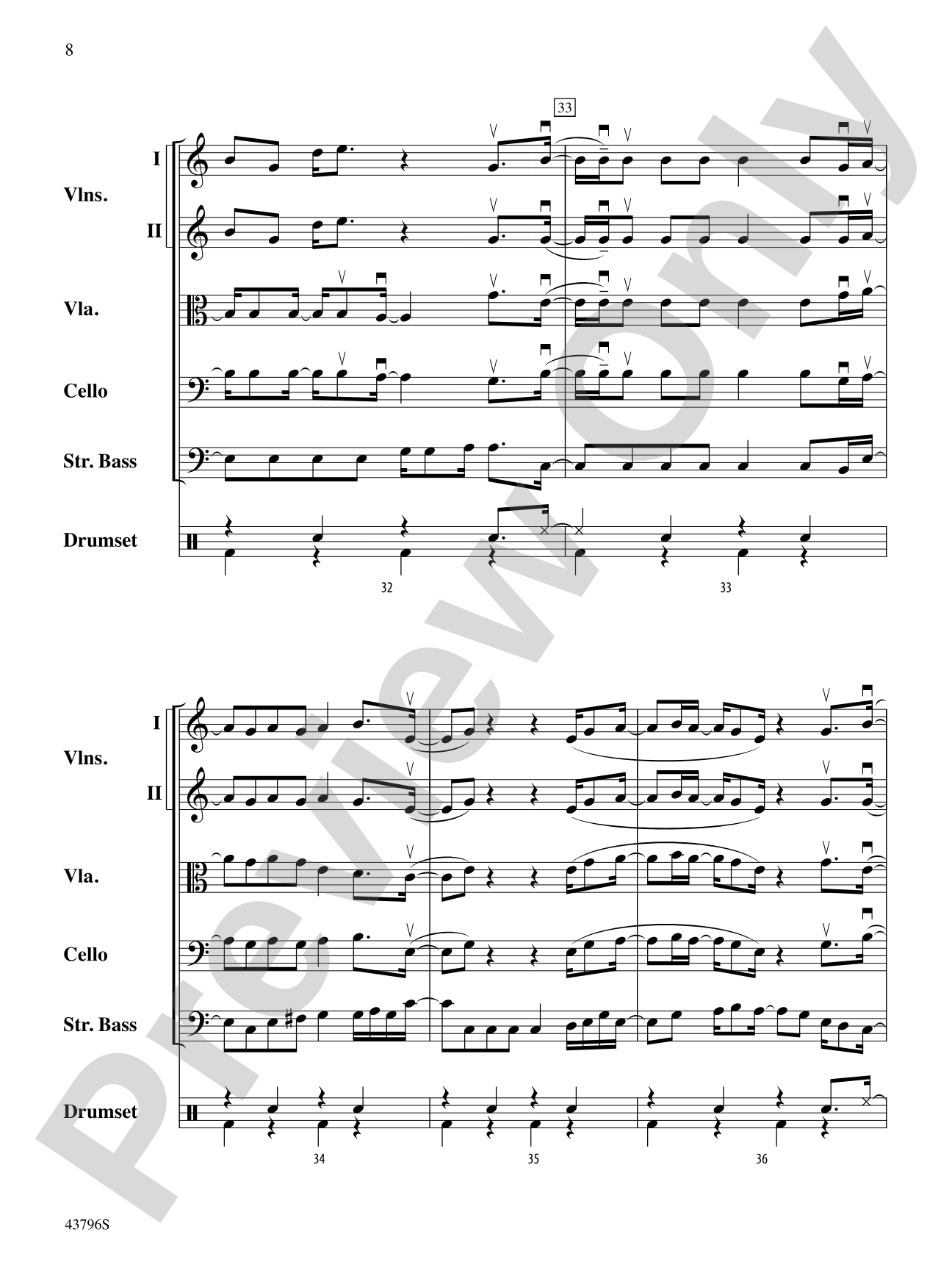 Ain't It Fun: String Orchestra Conductor Score & Parts