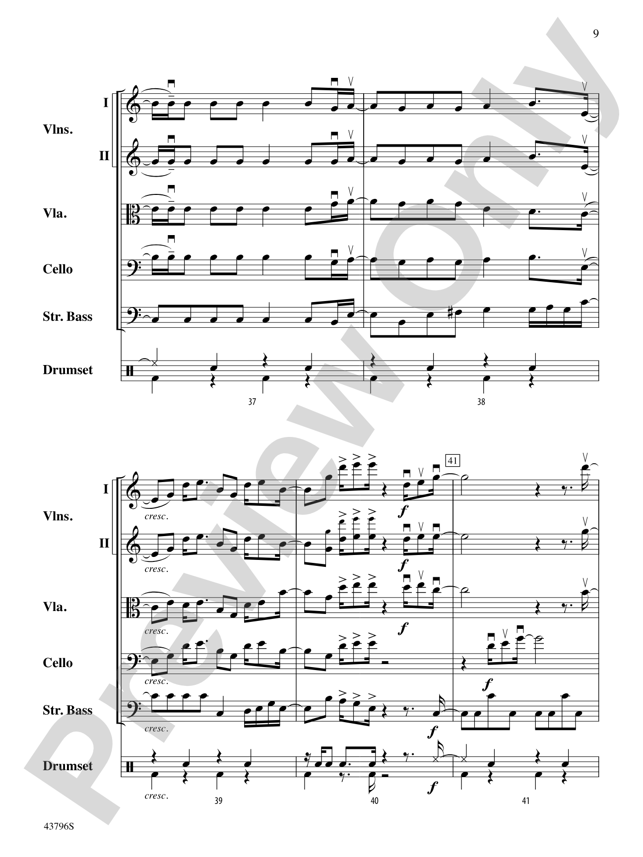 Ain't It Fun: String Orchestra Conductor Score & Parts