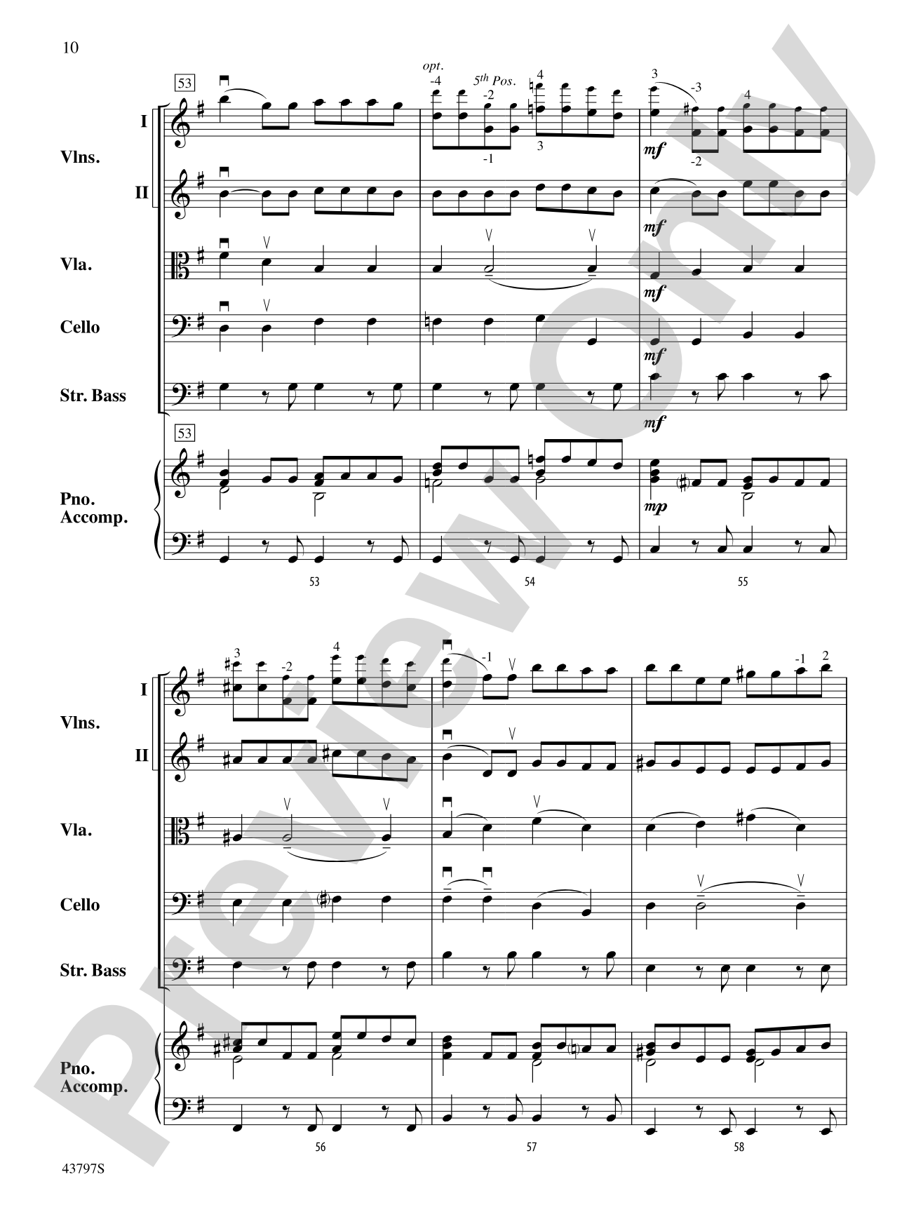 Classic Movie Ballads: String Orchestra Conductor Score & Parts