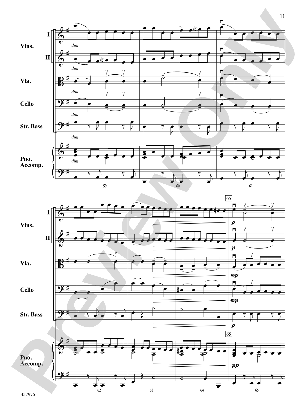 Classic Movie Ballads: String Orchestra Conductor Score & Parts