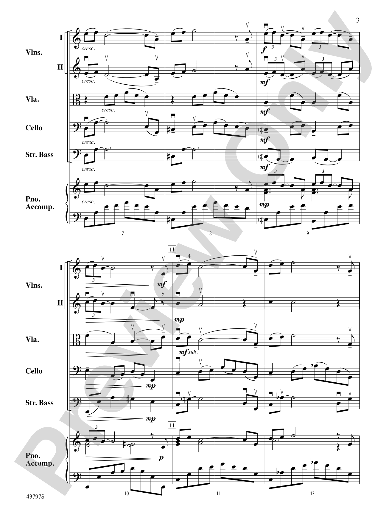 Classic Movie Ballads: String Orchestra Conductor Score & Parts