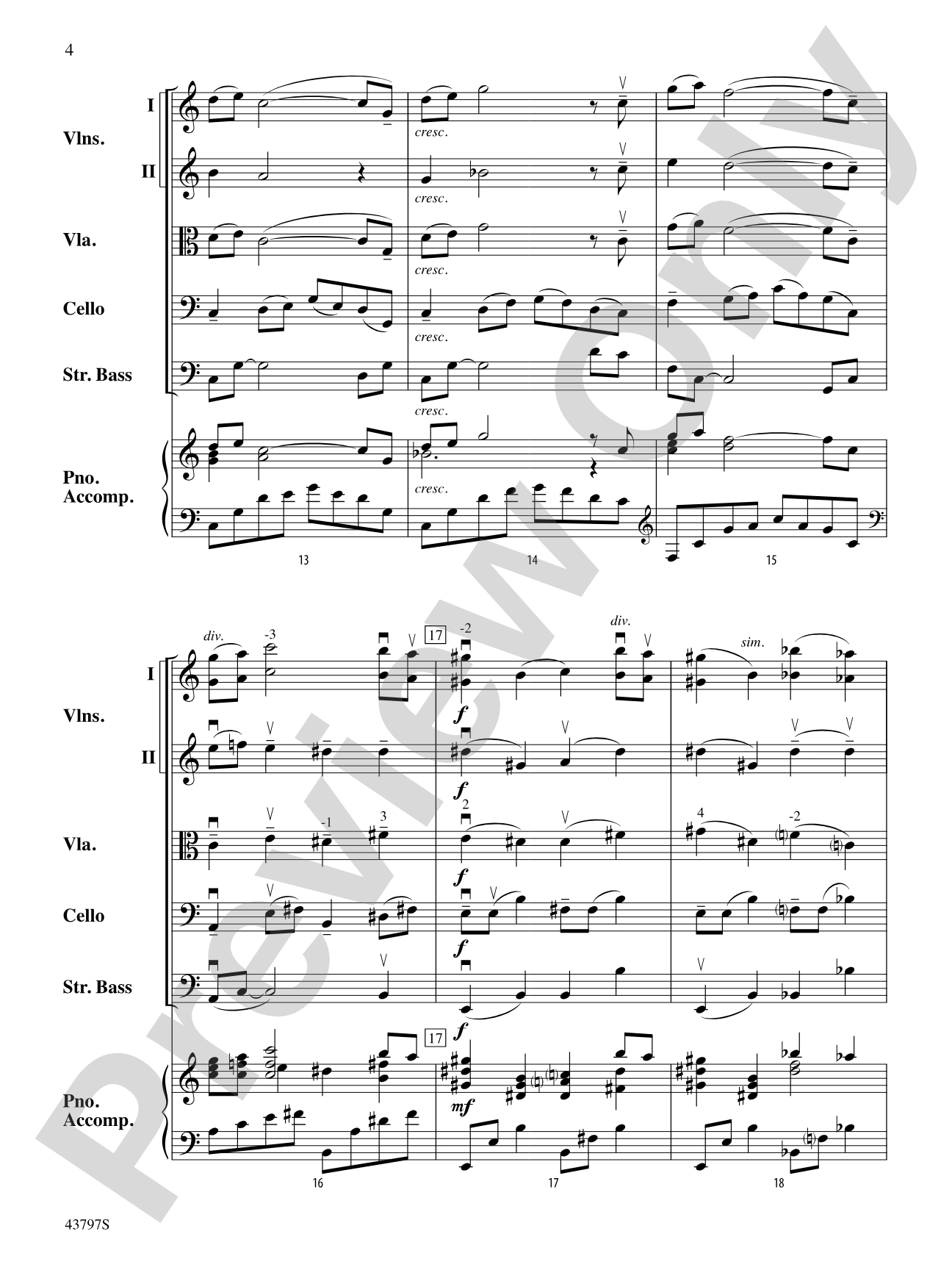 Classic Movie Ballads: String Orchestra Conductor Score & Parts