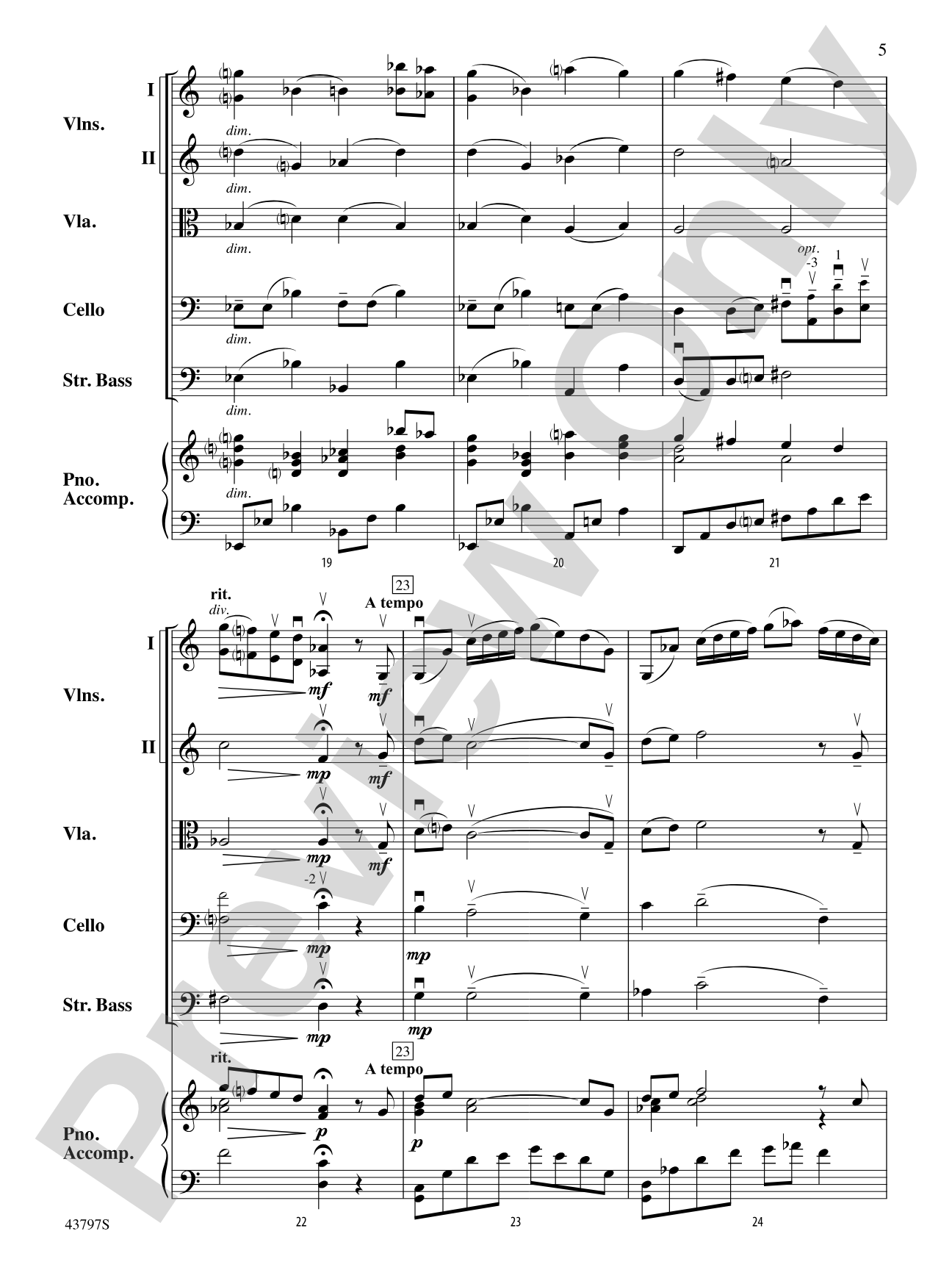 Classic Movie Ballads: String Orchestra Conductor Score & Parts
