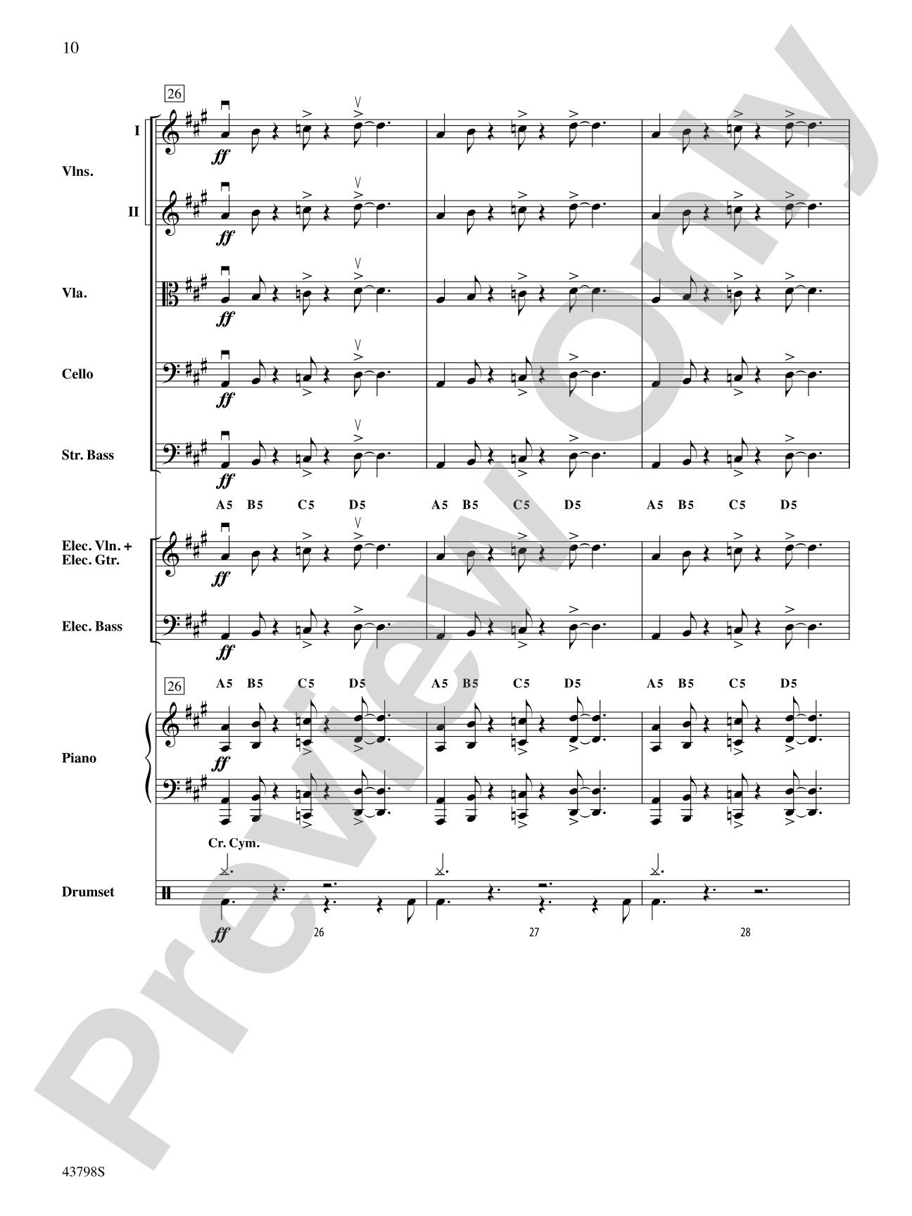 Siberian Sleigh Ride: String Orchestra Conductor Score & Parts