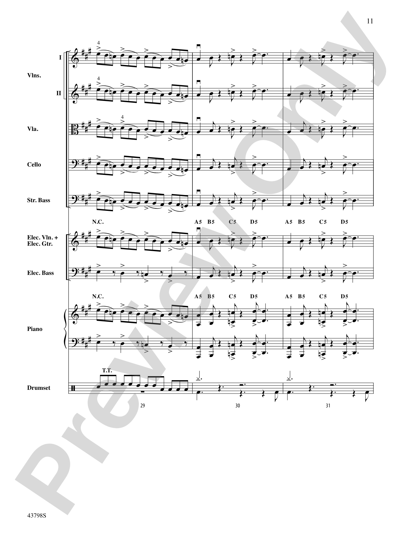 Siberian Sleigh Ride: String Orchestra Conductor Score & Parts