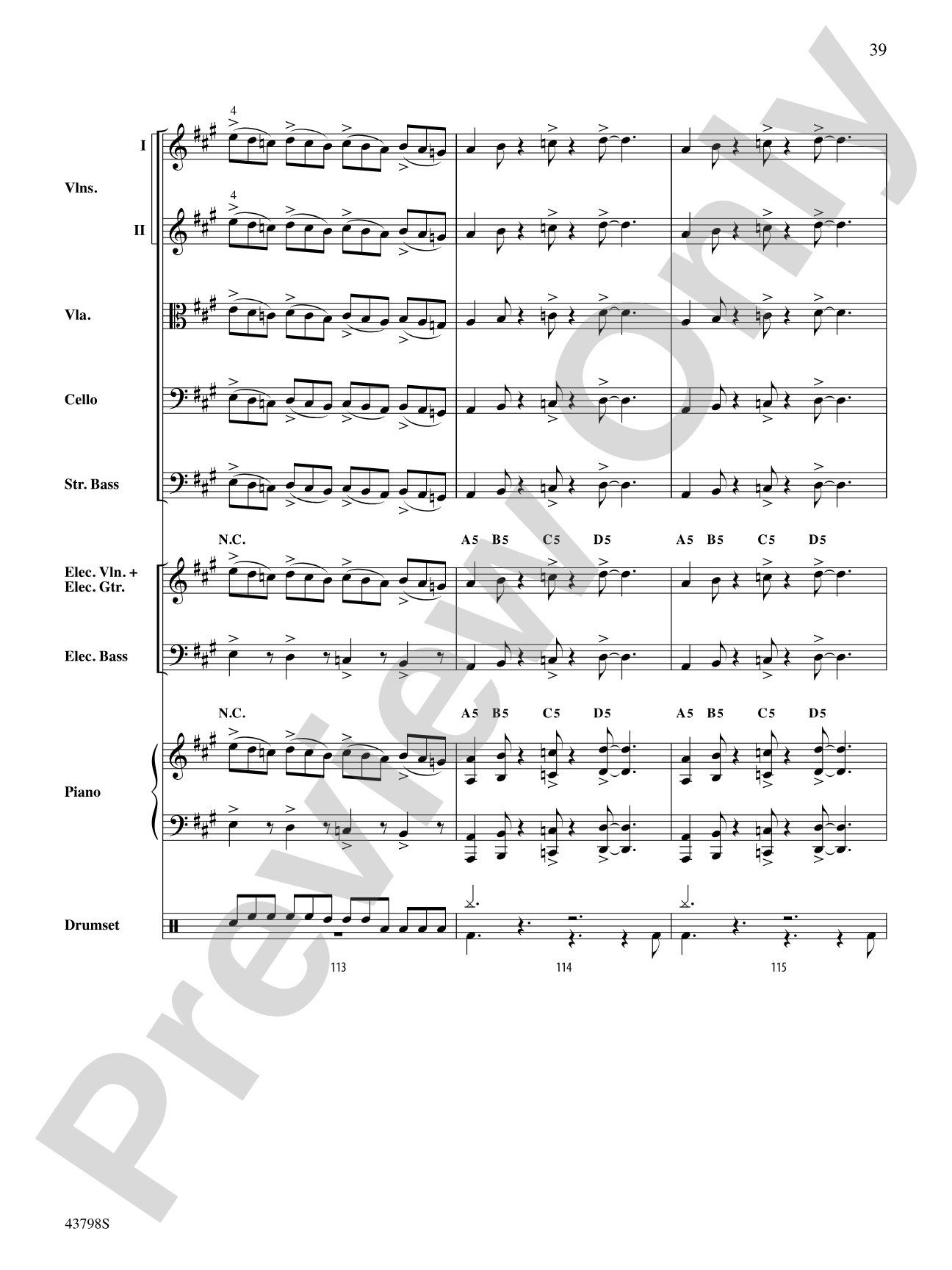 Siberian Sleigh Ride: String Orchestra Conductor Score & Parts