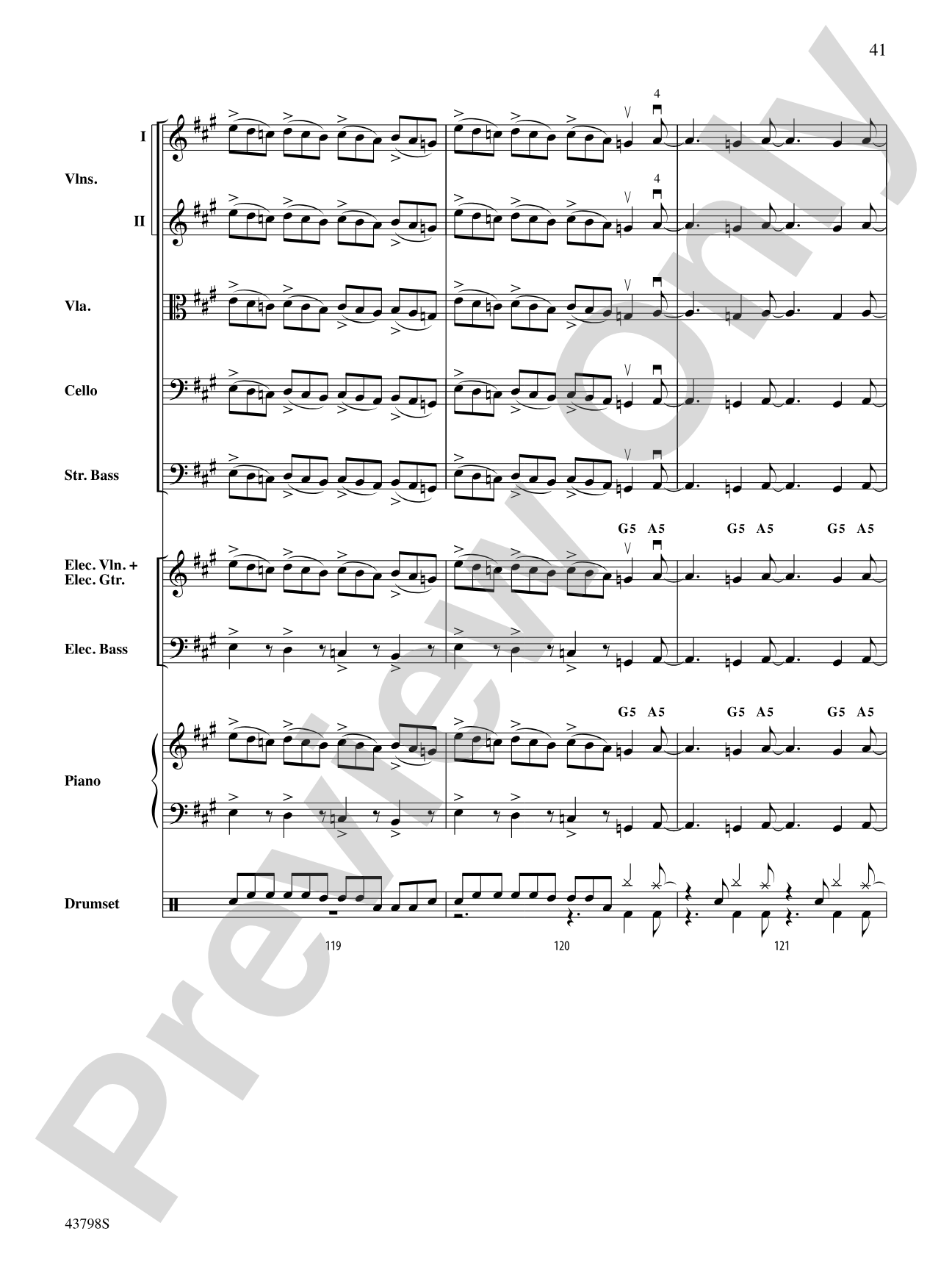Siberian Sleigh Ride: String Orchestra Conductor Score & Parts