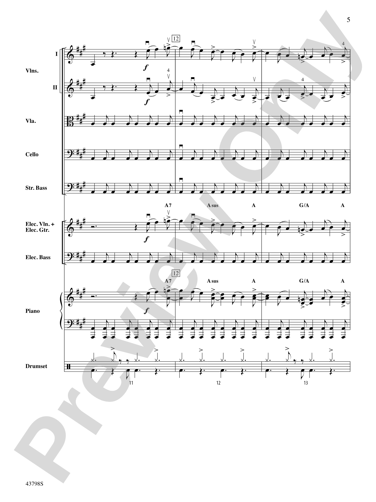 Siberian Sleigh Ride: String Orchestra Conductor Score & Parts
