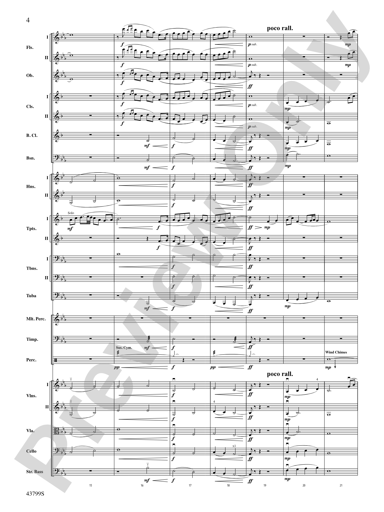 Appalachian Morning: Full Orchestra Conductor Score & Parts