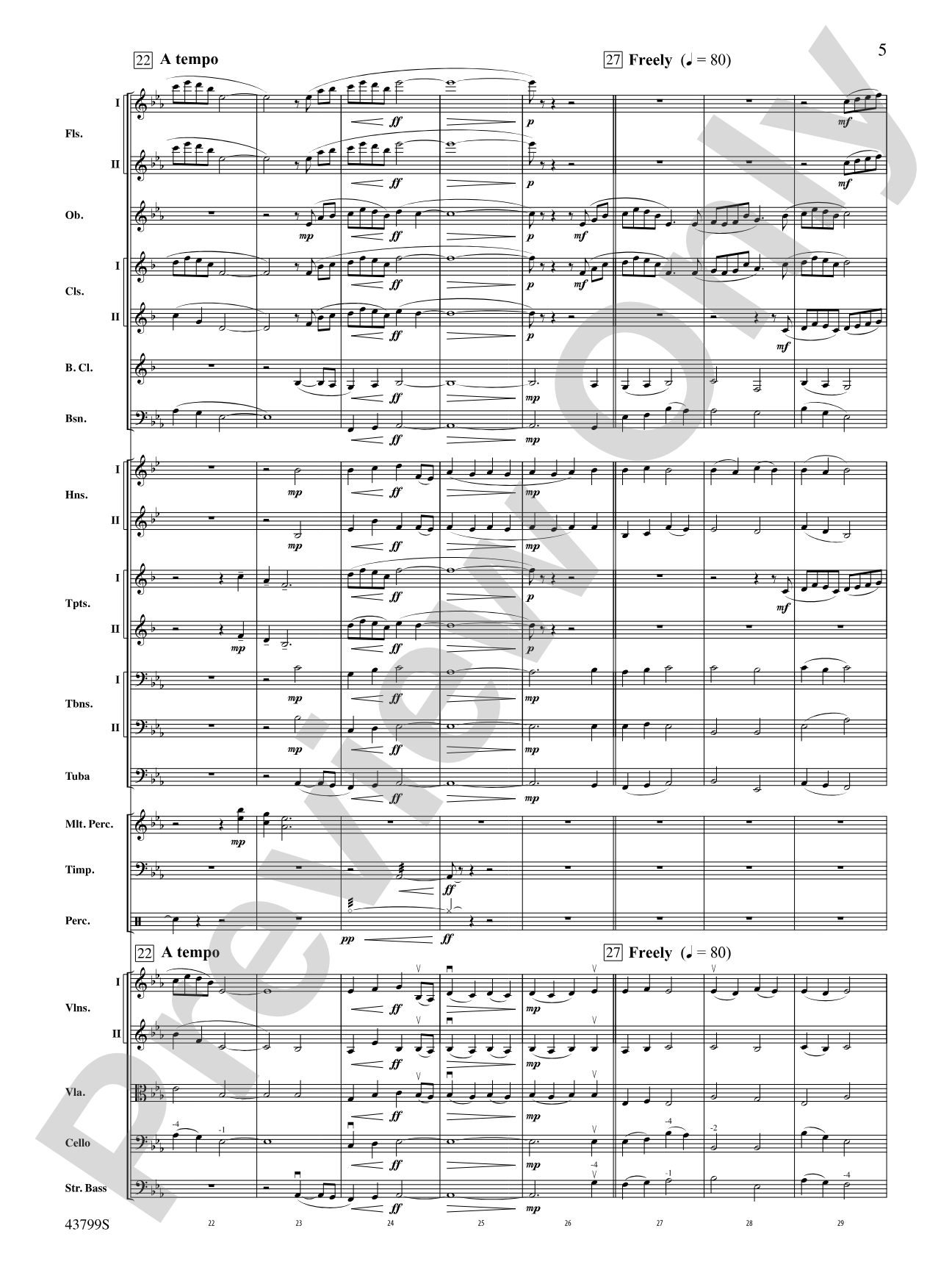 Appalachian Morning: Full Orchestra Conductor Score & Parts