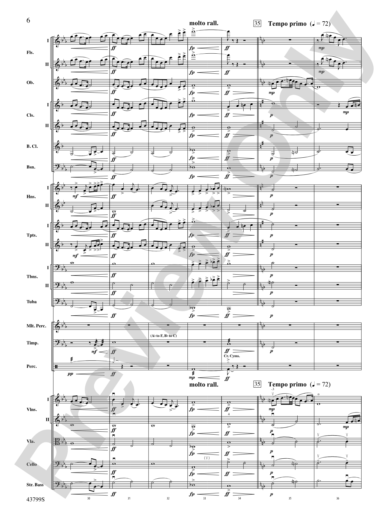 Appalachian Morning: Full Orchestra Conductor Score & Parts