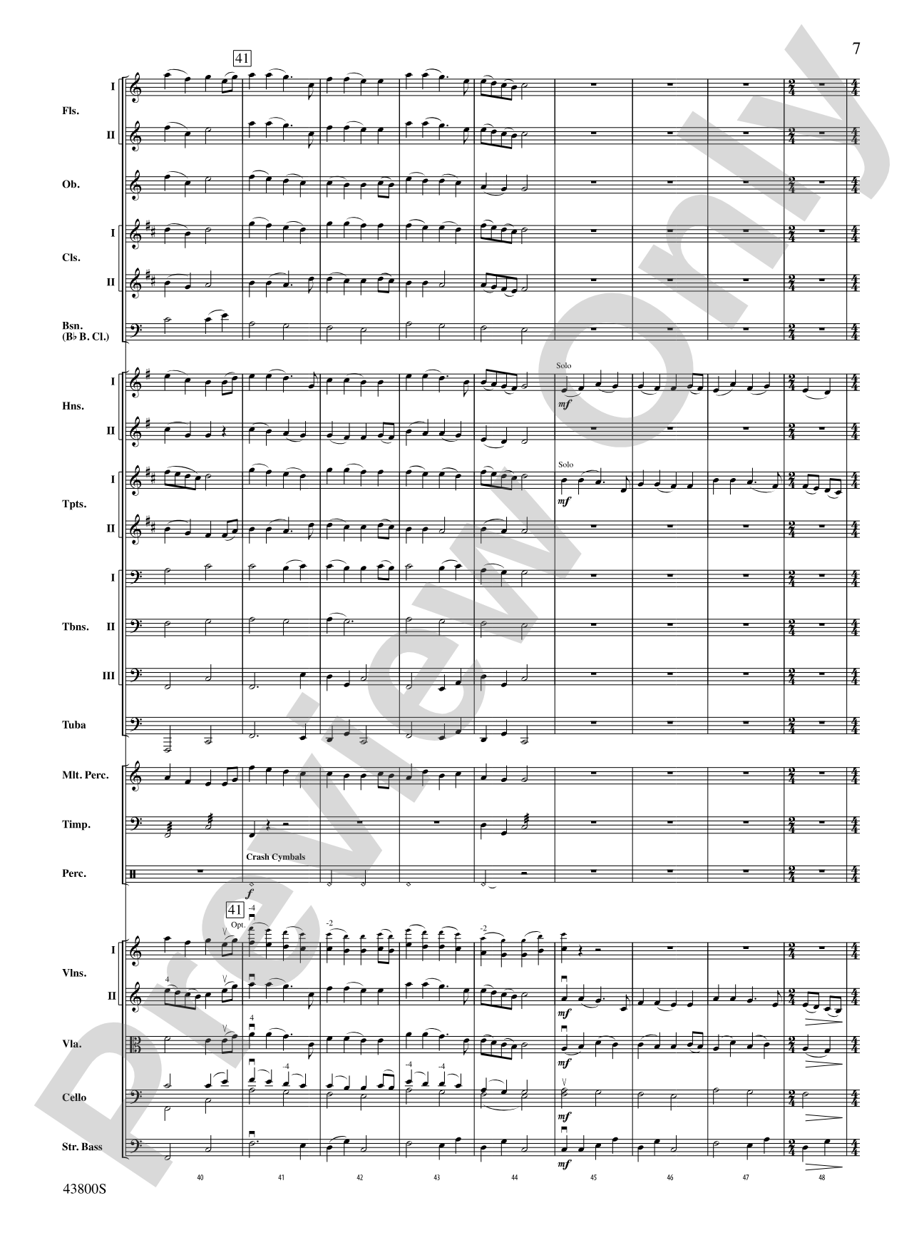 Once in Royal David's City: Full Orchestra Conductor Score & Parts