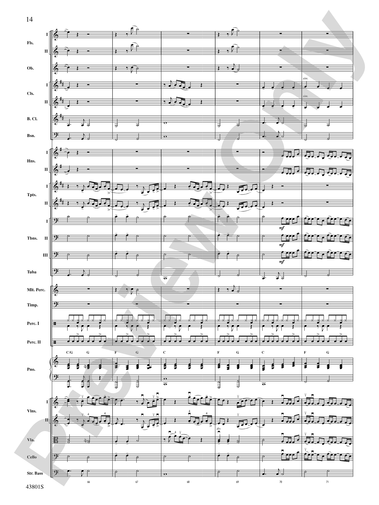 Bruno Mars' Greatest Hits: Full Orchestra Conductor Score & Parts