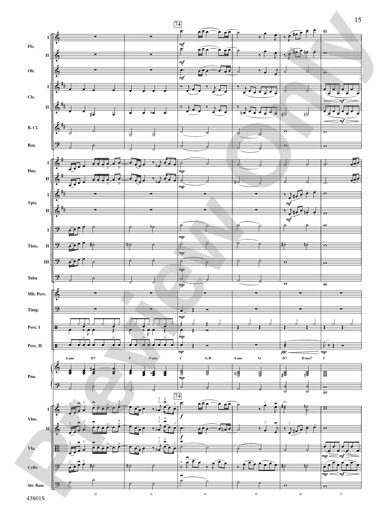 Bruno Mars' Greatest Hits: Full Orchestra Conductor Score & Parts