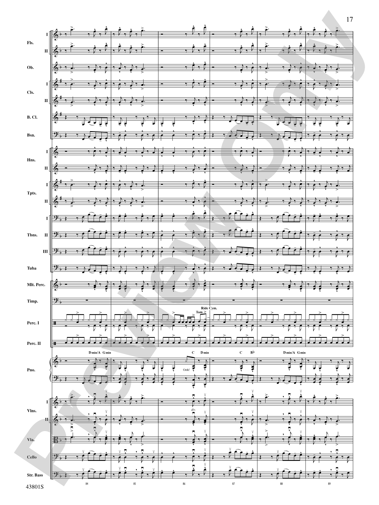 Bruno Mars' Greatest Hits: Full Orchestra Conductor Score & Parts