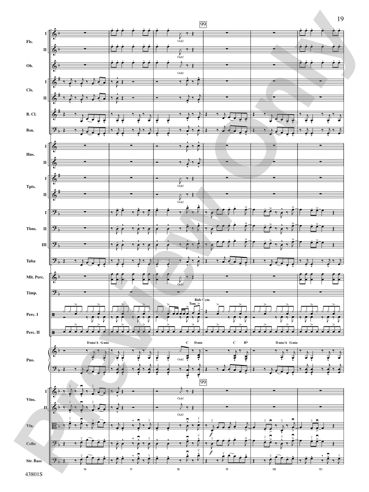 Bruno Mars' Greatest Hits: Full Orchestra Conductor Score & Parts