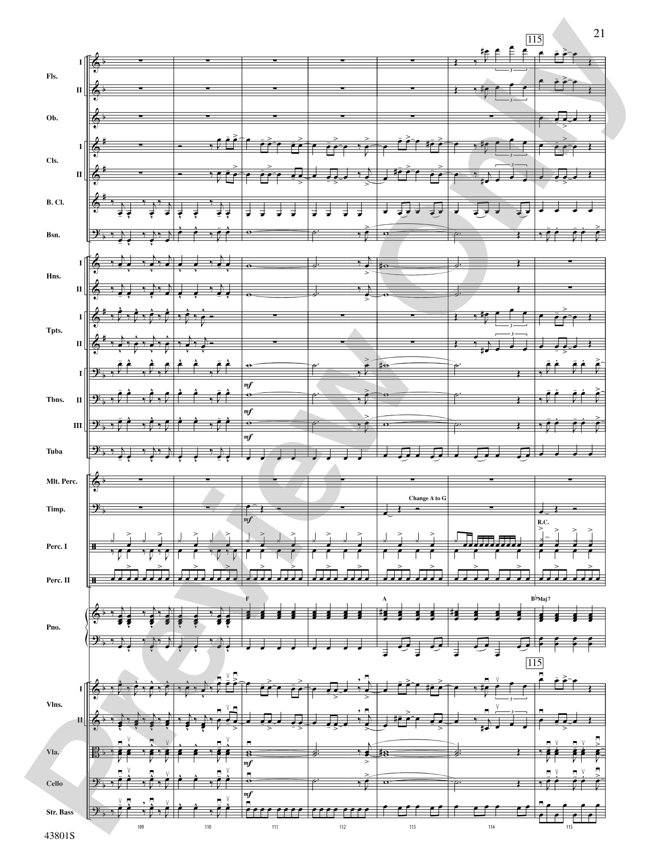 Bruno Mars' Greatest Hits: Full Orchestra Conductor Score & Parts