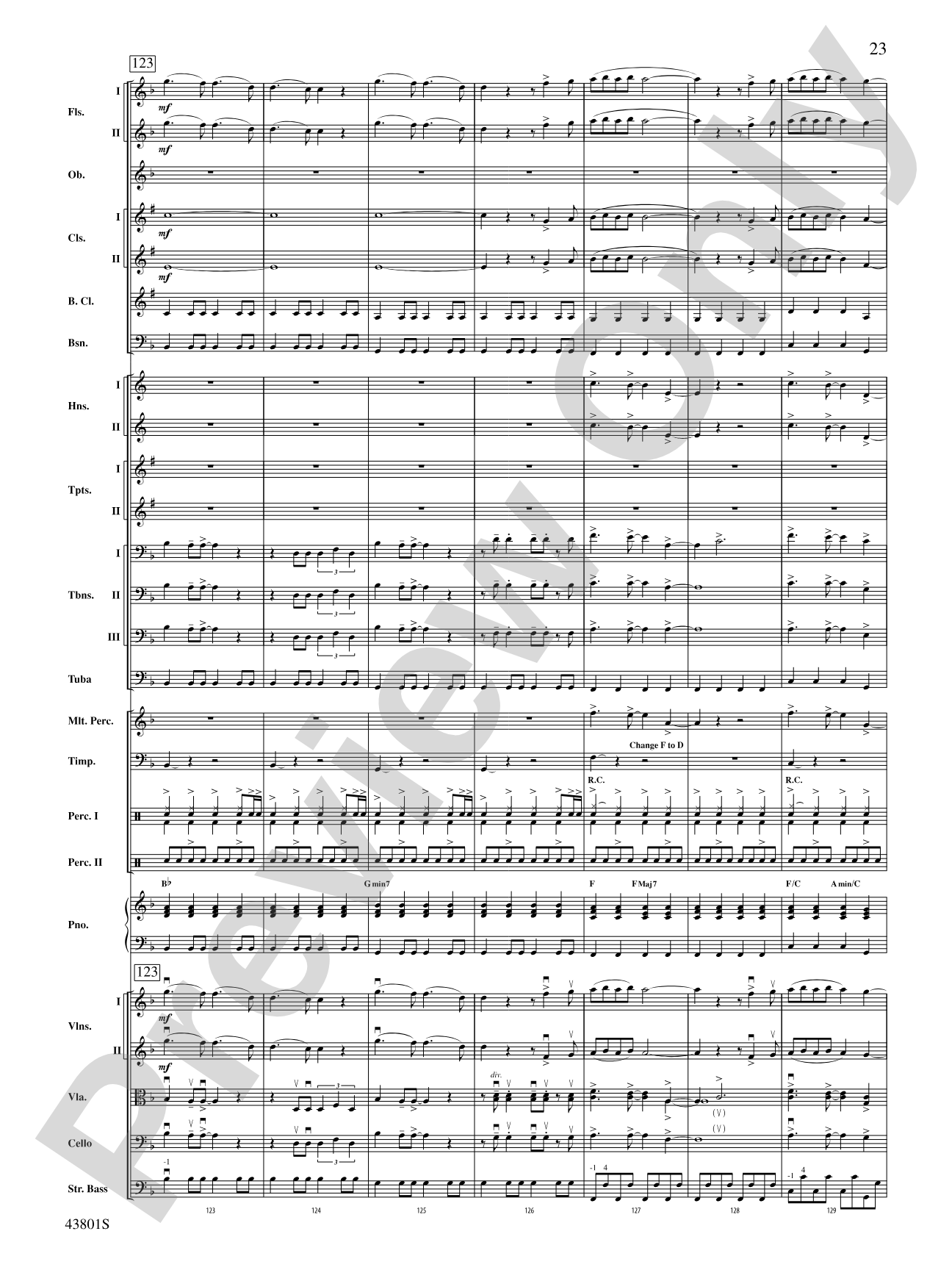 Bruno Mars' Greatest Hits: Full Orchestra Conductor Score & Parts