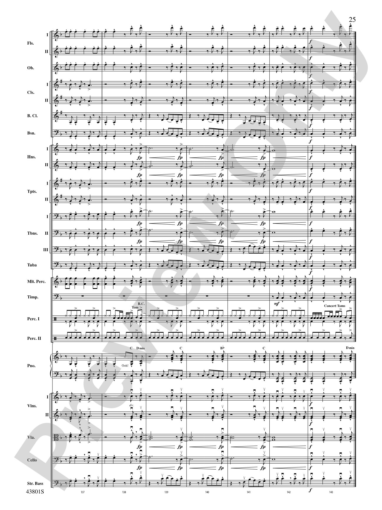 Bruno Mars' Greatest Hits: Full Orchestra Conductor Score & Parts