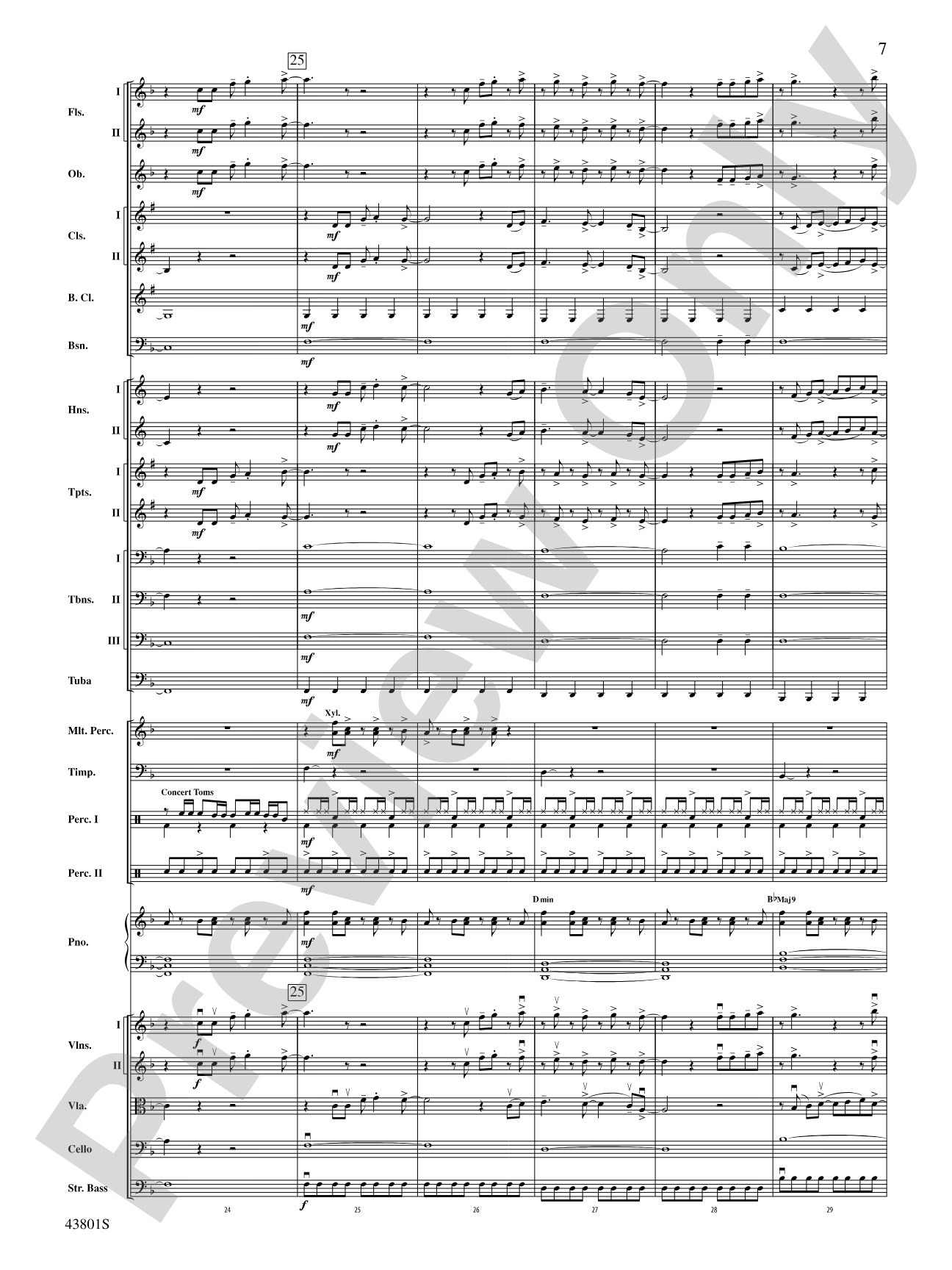 Bruno Mars' Greatest Hits: Full Orchestra Conductor Score & Parts