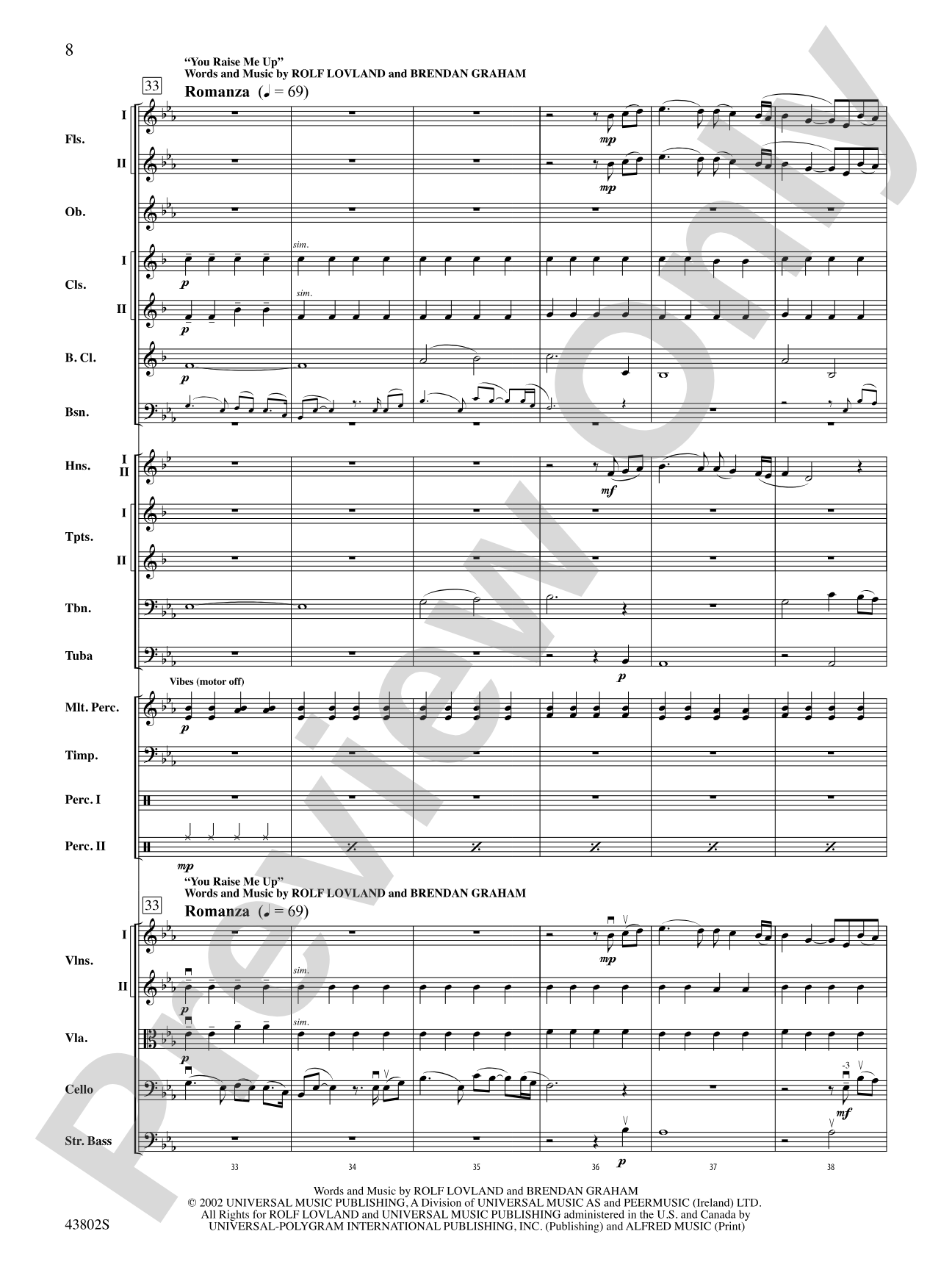 Josh Groban Gold: Full Orchestra Conductor Score & Parts