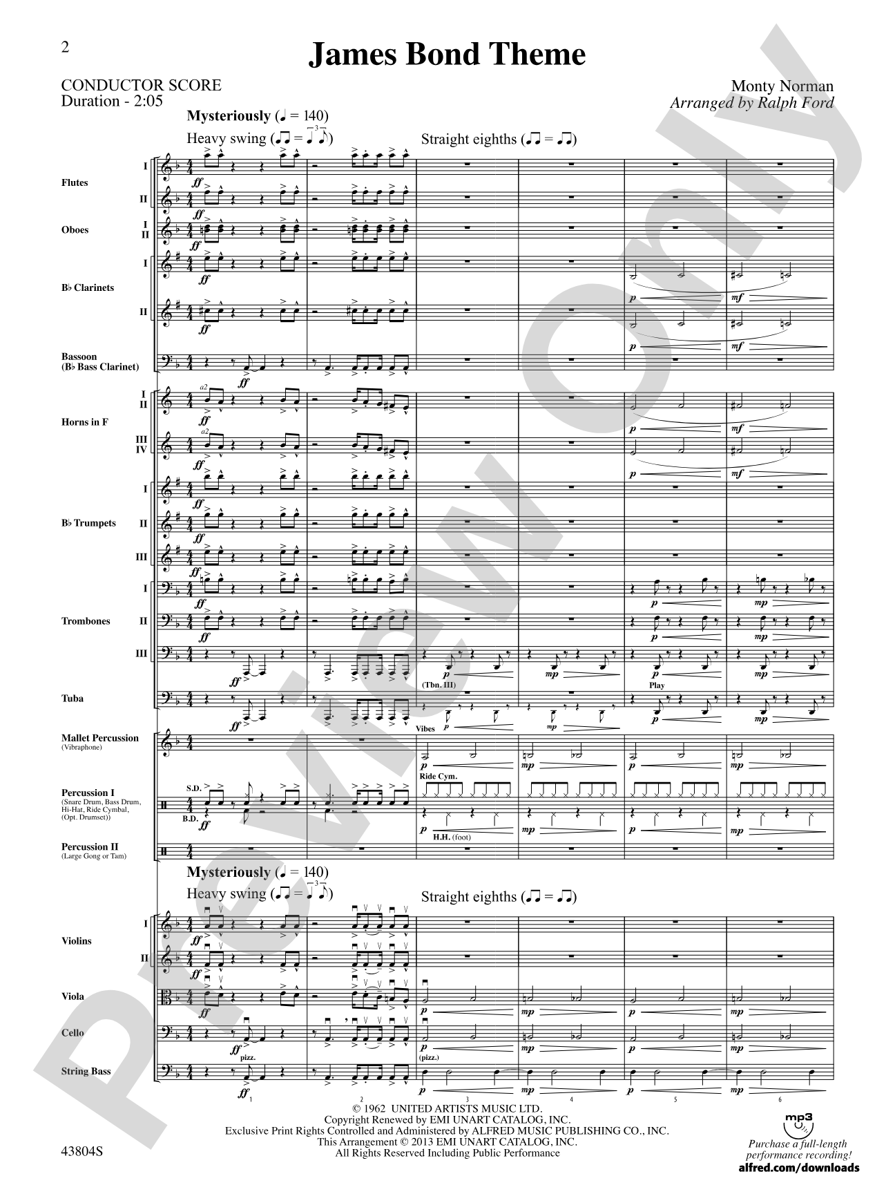 James Bond Theme: Score
