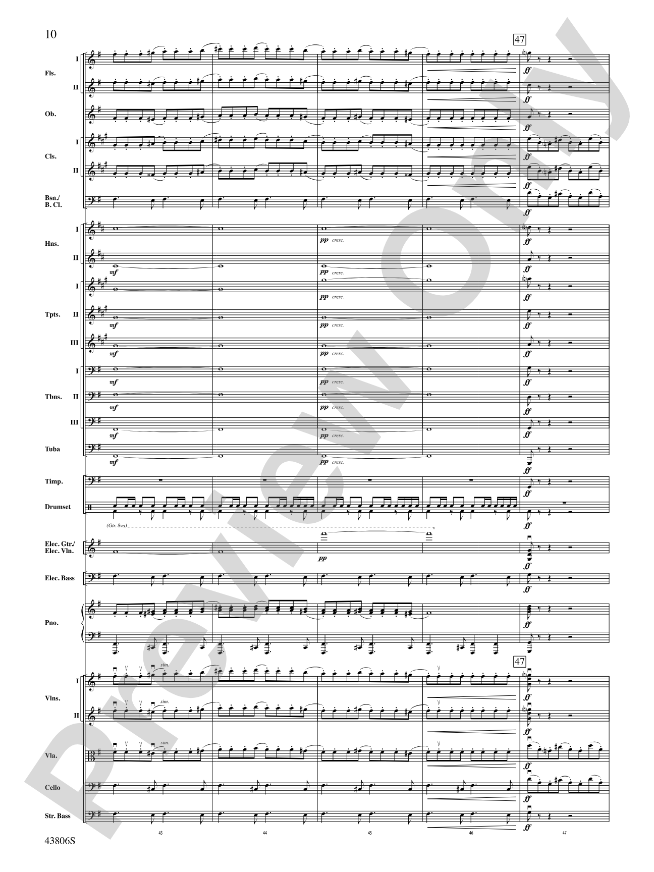 A Mad Russian's Christmas: Full Orchestra Conductor Score & Parts