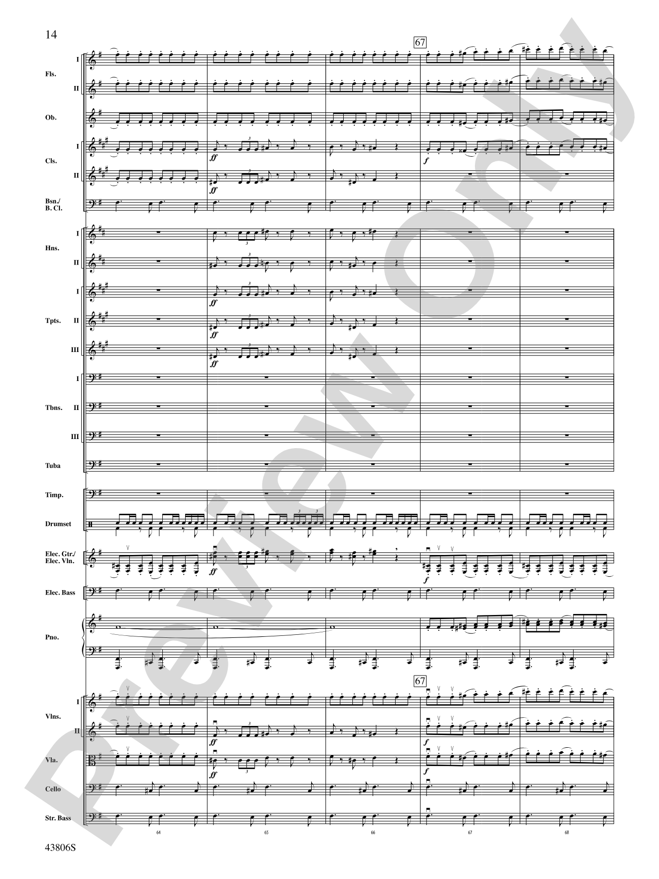 A Mad Russian's Christmas: Full Orchestra Conductor Score & Parts
