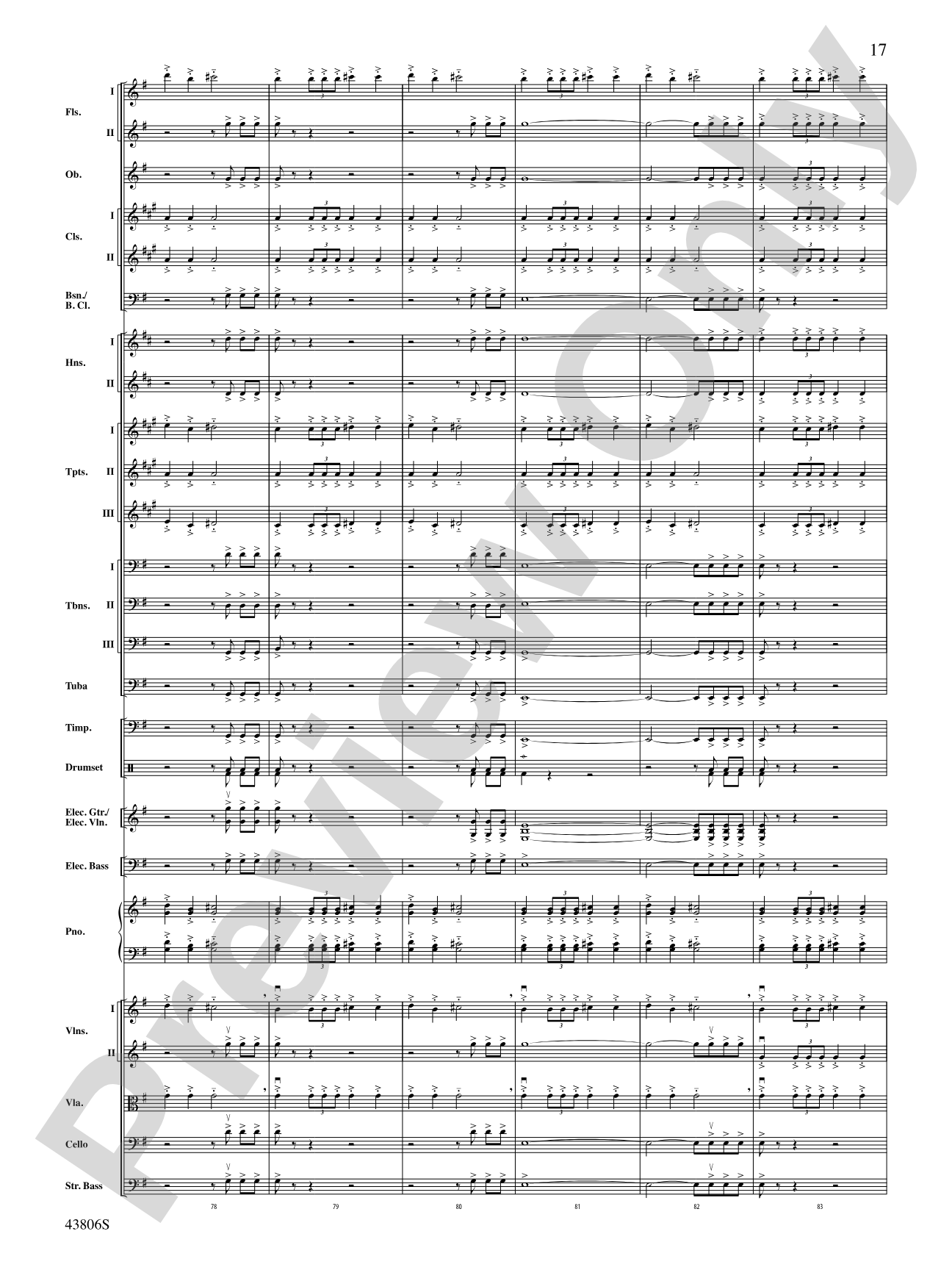 A Mad Russian's Christmas: Full Orchestra Conductor Score & Parts