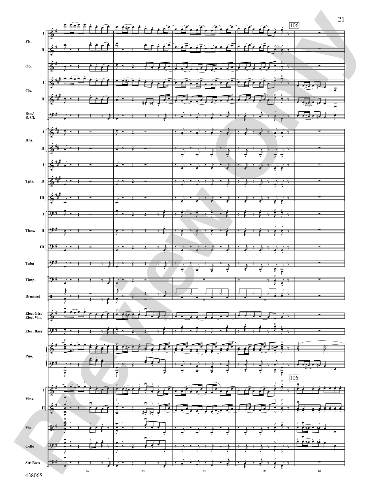 A Mad Russian's Christmas: Full Orchestra Conductor Score & Parts